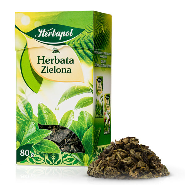 Herbapol Herbata zielona liściasta 80 g
