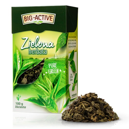 Big-Active Zielona herbata Pure Green liściasta 100 g