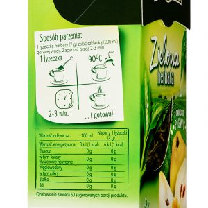 Herbapol Green tea lisciasta pigwa 3 zoom 800x1343 100g