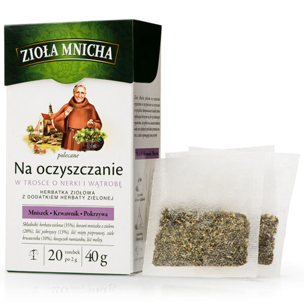 Big-Active Zioła Mnicha Na oczyszczanie Suplement diety Herbatka ziołowa 40 g (20 torebek)