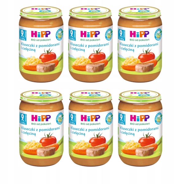 HiPP-BIO-Kluseczki-z-pomidorami-i-cielecina-6x220g