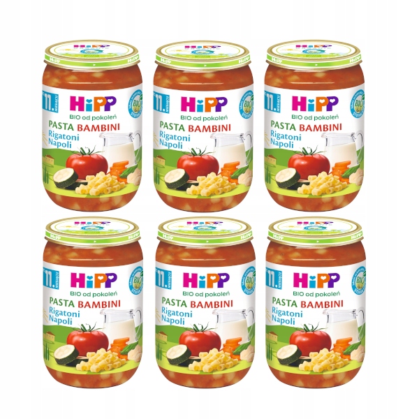 HiPP-BIO-Pasta-Rigatoni-Napoli-6x220g