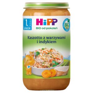 HiPP BIO Kaszotto z warzywami i indykiem po 1. roku 250 g