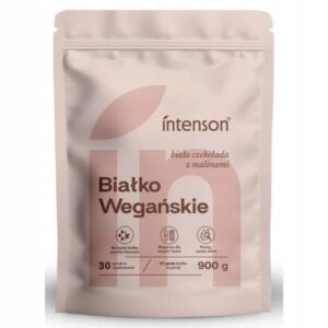 Białgo wegańskie 900g Biała czekolada z maliną / 0I0WBBCM