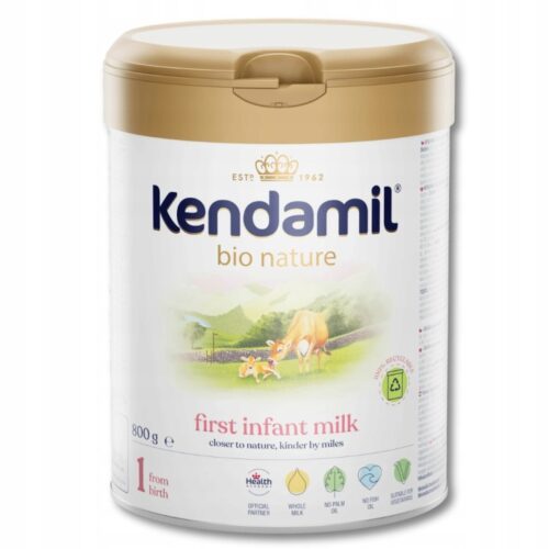 KENDAMIL BIO NATURE 1 800g Mleko początkowe dla niemowląt od urodzenia