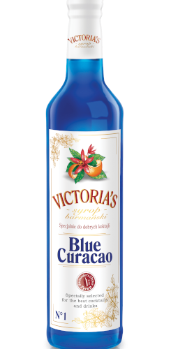 Syrop barmański o smaku BLUE CURACAO 490ml