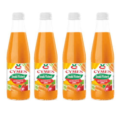 „Smaki Victorii" napój z marchwi, bananów i jabłek 4x250 ml