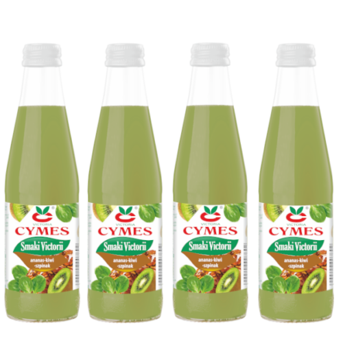 „Smaki Victorii" napój z ananasów, kiwi i szpinaku 4x250 ml