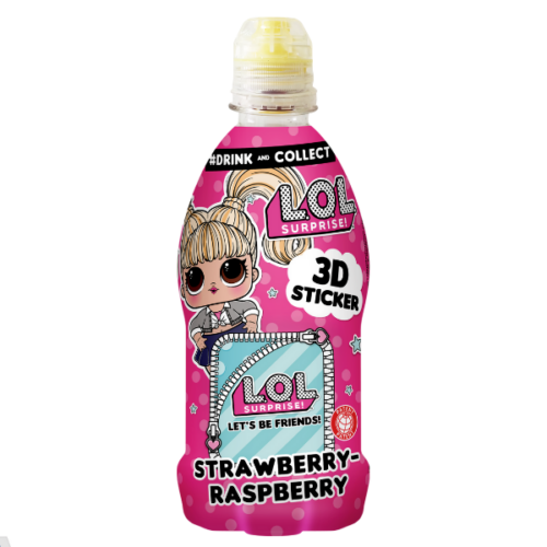Vitamizu LOL Suprise! napój niegazowany truskawka-malina, 350ml