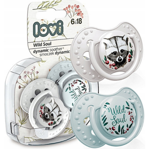 Smoczek Silikonowy Dynamiczny Niebieski 6-18 M-cy 2 szt.