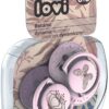 Smoczek silikonowy dynamiczny LOVI 0-3 m 2 szt. Botanic Girl