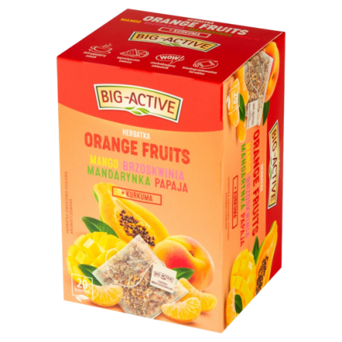Big-Active Orange Fruits Herbatka 40 g (20 x 2 g)