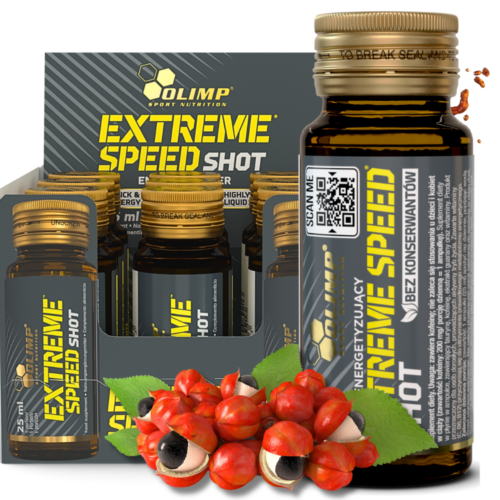 9x Olimp Extreme Speed Shot 25ml przedtreningówka