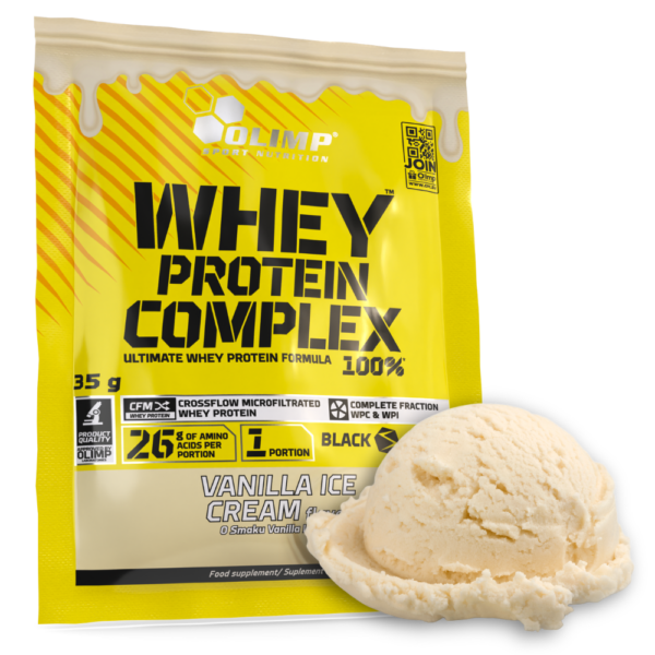 Olimp Whey Protein Complex 100% 35g lody waniliowe Odżywka białkowa