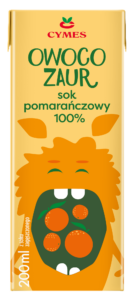 Owocozaur sok 100% w 3 smakach: jabłko pomarańcza wieloowocowy 200ml x 27 7 Owocozaur sok 100% w 3 smakach: jabłko pomarańcza wieloowocowy 200ml x 27 / LA02MIX2-MIX-27
