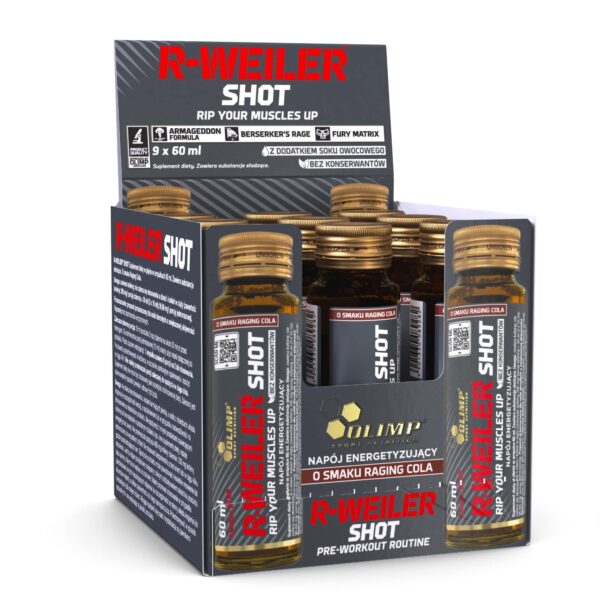 9x Olimp R-WEILER Shot 60ml o smaku coli