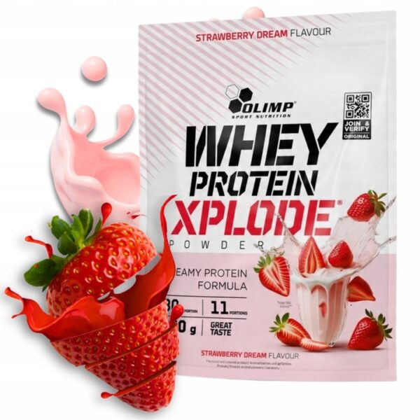 Olimp Whey Protein Xplode Powder 350g truskawkowy
