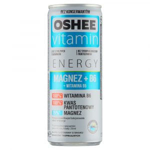 Oshee Vitamin Energy Napoj gazowany o smaku owocow tropikalnych 250 ml 1 1