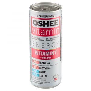 Oshee Vitamin Energy Napoj gazowany o smaku pomaranczowym 250 ml 1