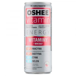 Oshee Vitamin Energy Napoj gazowany o smaku pomaranczowym 250 ml