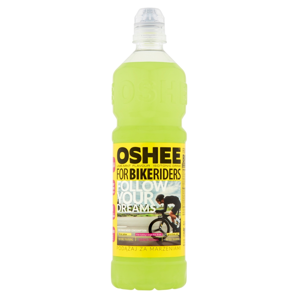 Oshee for Bike Riders Napój izotoniczny niegazowany o smaku limetkowo-miętowym 0,75 l