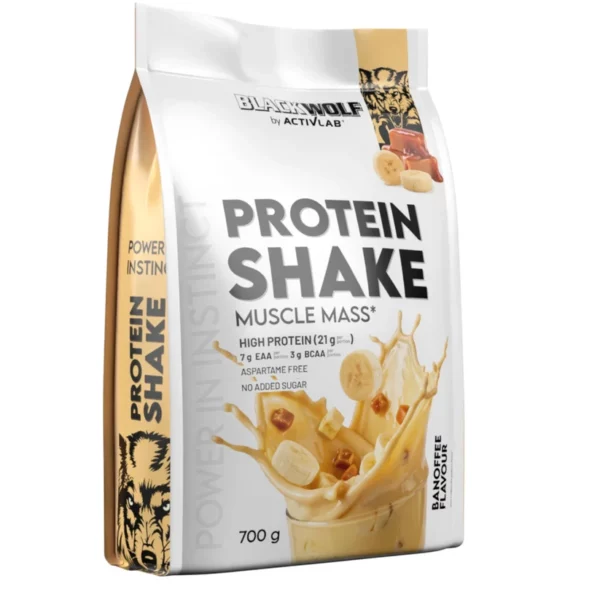 PROTEINSHAKE700gbanofee ActivLab Black Wolf Protein Shake 700g Banoffee