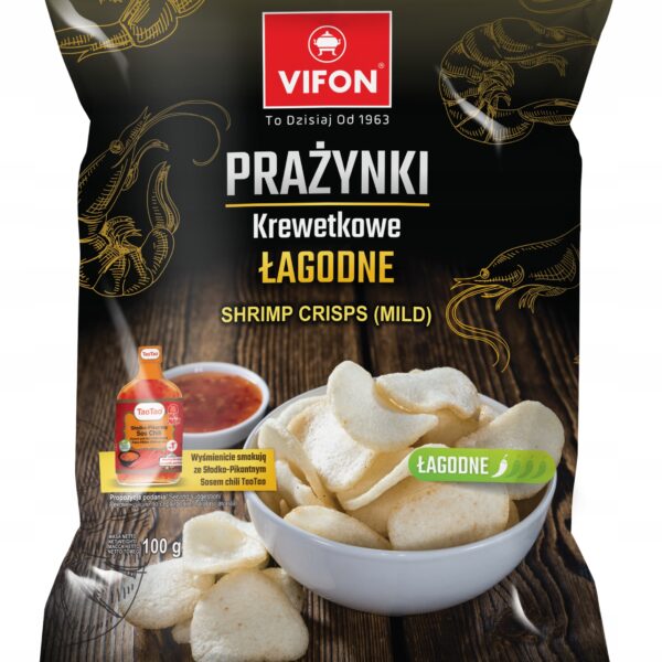 Prażynki Krewetkowe łagodne VIFON 100 g