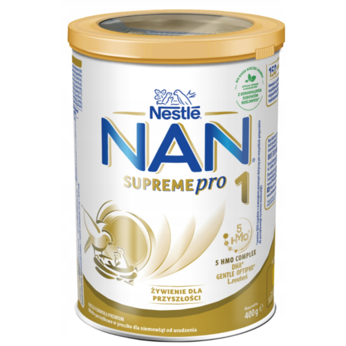 Nestlé NAN Supreme Pro 1, mleko początkowe dla niemowląt, 400 g