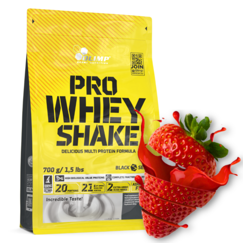 Olimp Pro Whey Shake 700g Odżywka białkowa WPC 700g smak truskawkowy
