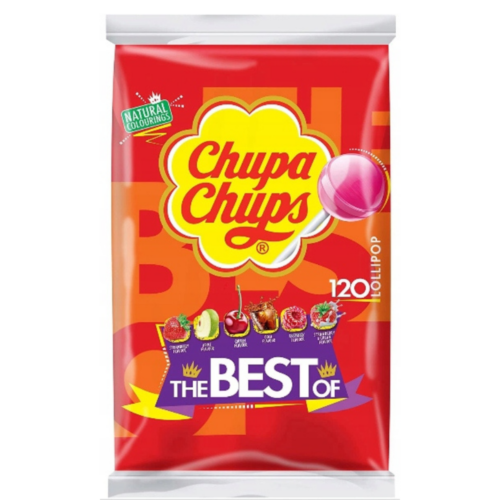 Chupa Chups Lizaki wielosmakowe 1440g (120 sztuk)