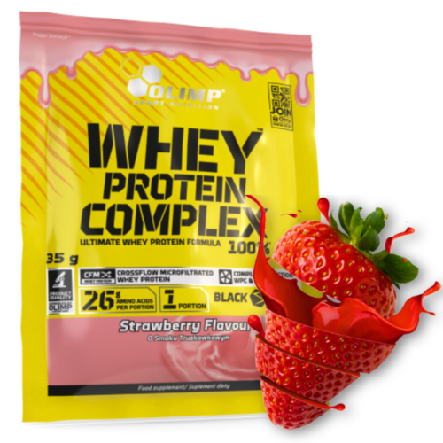 Olimp Whey Protein Complex 100% 35g truskawka Odżywka białkowa