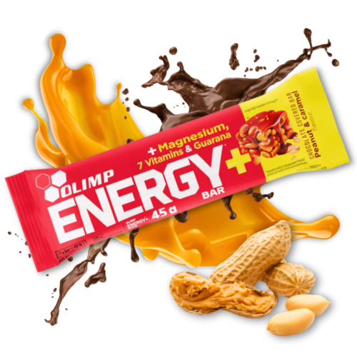 Olimp Energy+ Bar 45g Peanut&Carmel Baton Proteinowy
