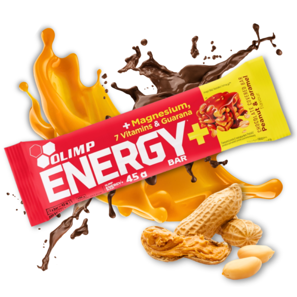 Olimp Energy+ Bar 45g Peanut&Carmel Baton Proteinowy