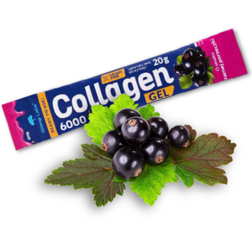 Olimp Labs Collagen 6000 Active & Brilliance 20g Gel Czarna Porzeczka