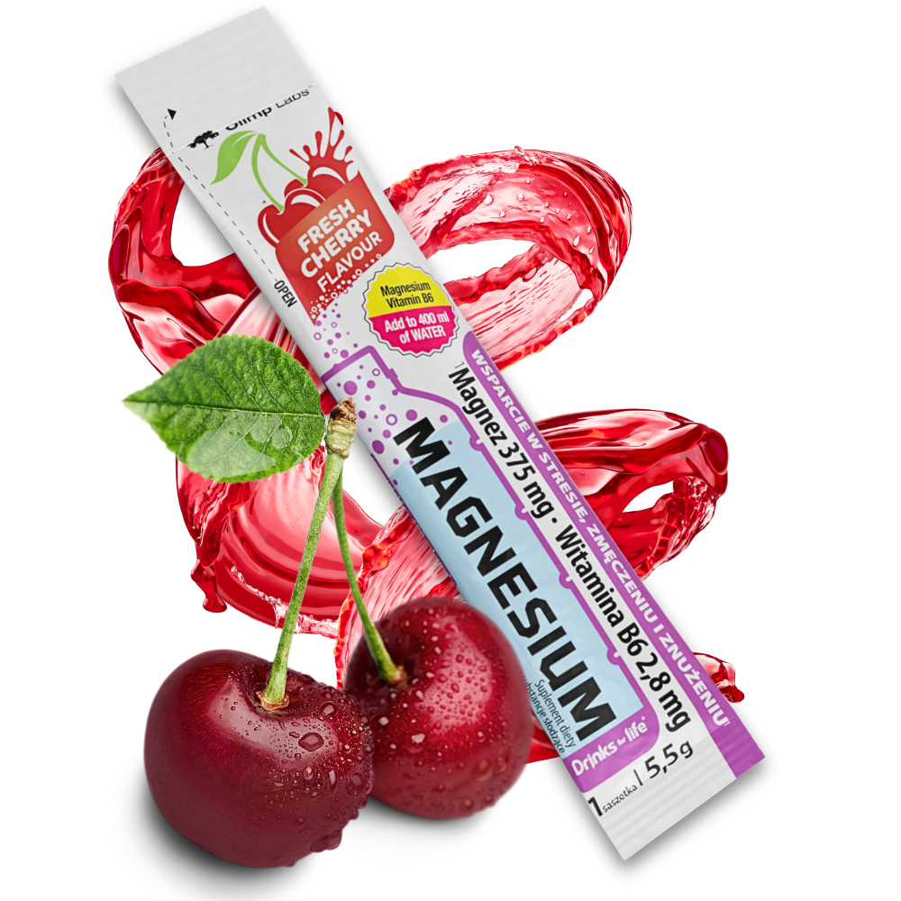 Olimp Drinks for life® MAGNESIUM 5,5g wiśnia 1 Olimp Drinks for life® MAGNESIUM 5,5g wiśnia / OLDMW