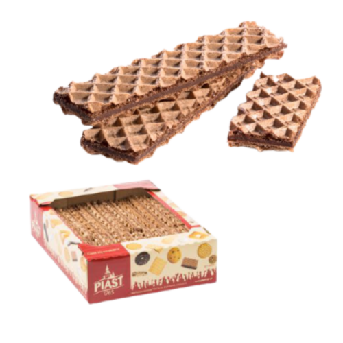 Wafle gofrowe o smaku czekoladowym Piast 250g