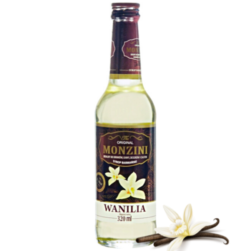Excellence Monzini syrop kawowy o smaku waniliowym, 320 ml