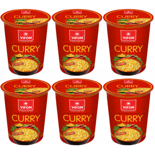 Vifon Zupa o smaku kurczaka curry 60 g x 6 szt