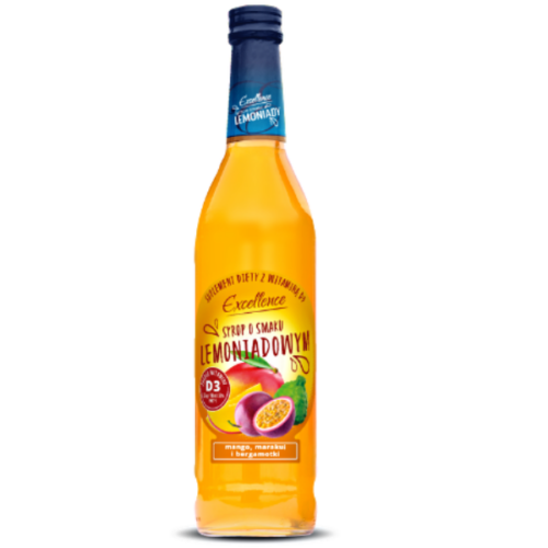 Excellence syrop lemoniadowy o smaku mango, marakui i bergamotki, 430 ml