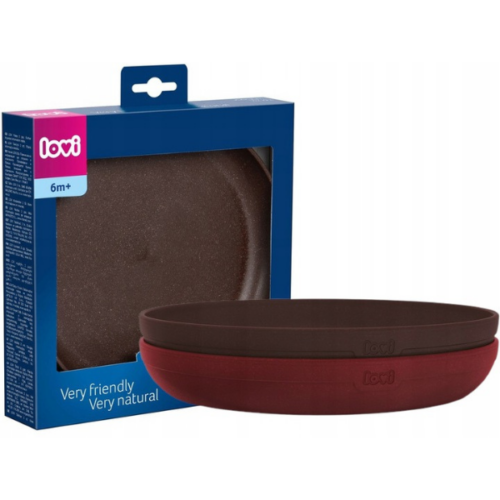 Talerzyki dla niemowląt LOVI 2 szt. Tamarillo