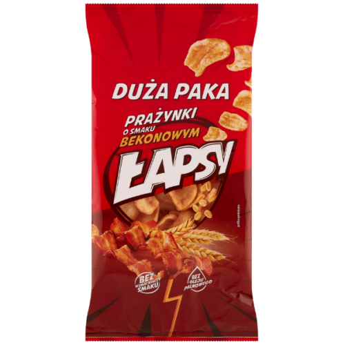Łapsy Prażynki o smaku bekonowym 120 g