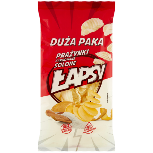 Łapsy Prażynki karbowane solone 110g