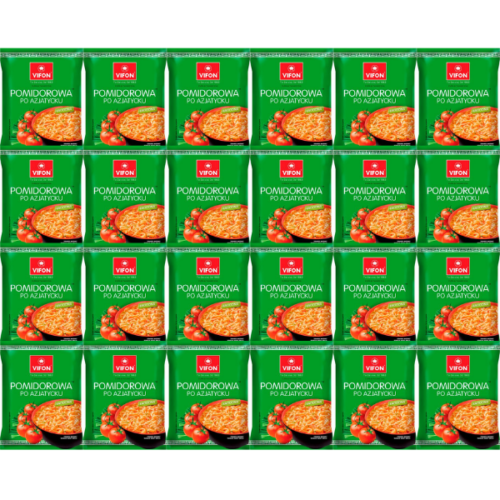 Vifon Pomidorowa po azjatycku Zupa błyskawiczna 70 g x 24 szt