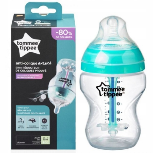 Tommee Tippee Butelka antykolkowa ADVANCED 0+, 260 ml