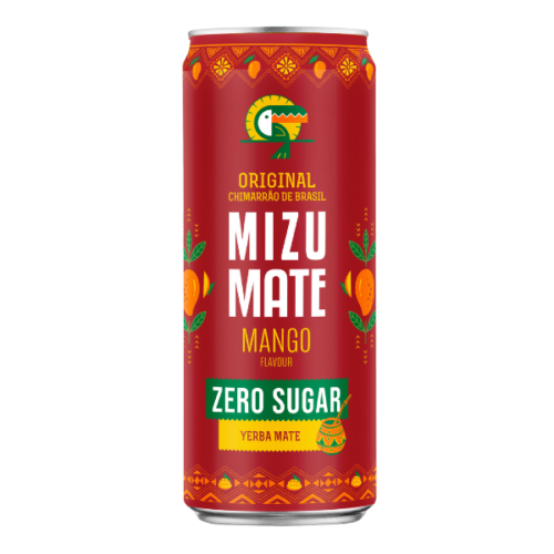 MIZU MATE, napój lekko gazowany o smaku mango, 330 ml