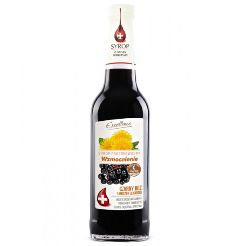 Excellence Syrop prozdrowotny czarny bez i mniszek lekarski, 320 ml
