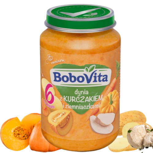 BoboVita Dynia z kurczakiem i ziemniaczkami po 6 miesiącu 190 g