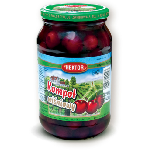 Hektor Kompot wiśniowy, 900ml