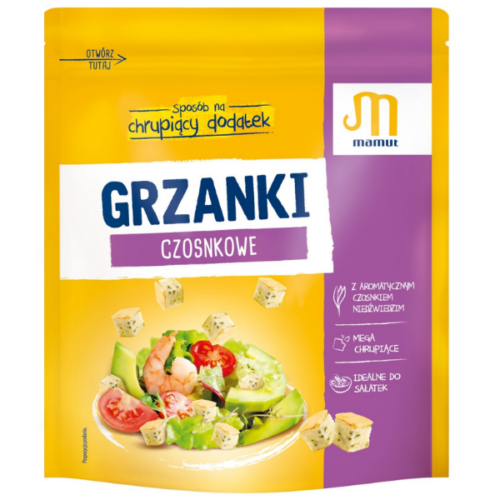 Mamut Grzanki czosnkowe z czosnkiem niedźwiedzim 150 g