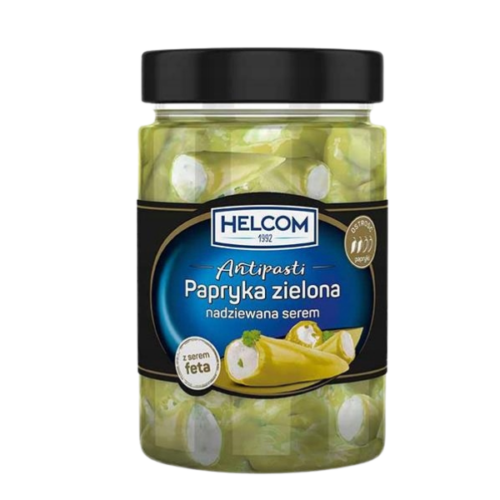 Helcom Papryka zielona nadziewana serem 327 ml